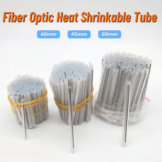 500 個熱収縮チューブ 40/45/60 ミリメートル 1pin 2pin Smoove 光ファイバースプライスプロテクター Tubo ケーブル熱収縮チューブスリーブ