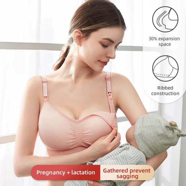 高品質プラスサイズ授乳ブラジャー通気性の女性授乳下着シームレスマタニティブラジャープッシュアップ