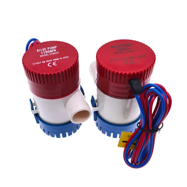 1 個ビルジポンプ 12v 24v 1100gph 750gph ウォーターポンプボート水上飛行機モーターホームハウスボートで使用