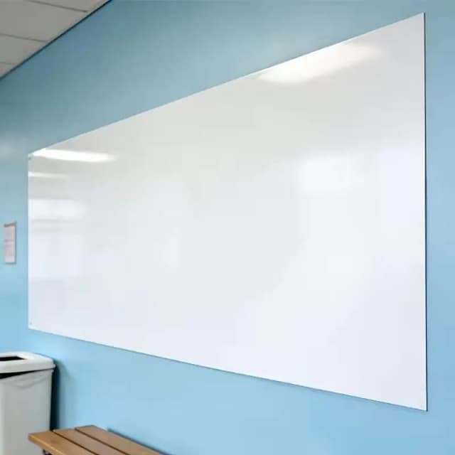 粘着式ホワイトボードウォールステッカー – オフィス、図書館、自宅用の静音筆記、取り外し可能で静か