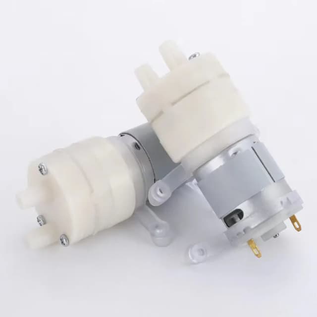 1PC 365 マイクロウォーターポンプモーター DC 12V 自吸ポンプサイレント電動ダイヤフラムポンプ大流量 1.45L/分 ABS 食品グレード
