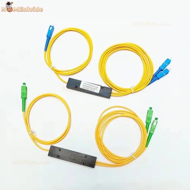 SC APC/UPC 1X2 FBT 光ファイバーケーブルコードスリーブテーパータイプスプリッターコンピュータ 1 ポイント 2 光ファイバースプリッターボックステーパー 1 に 2
