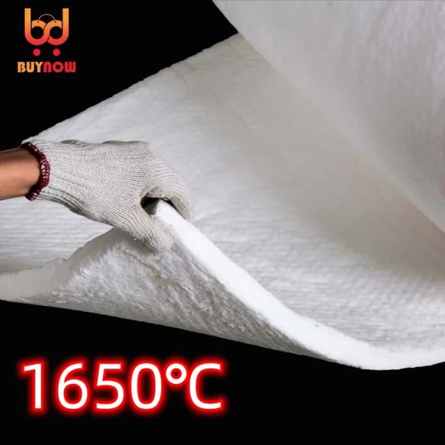 1650 ℃   産業で使用される高温抵抗ジルコニウム ベアリング セラミック繊維ブランケット耐火断熱綿