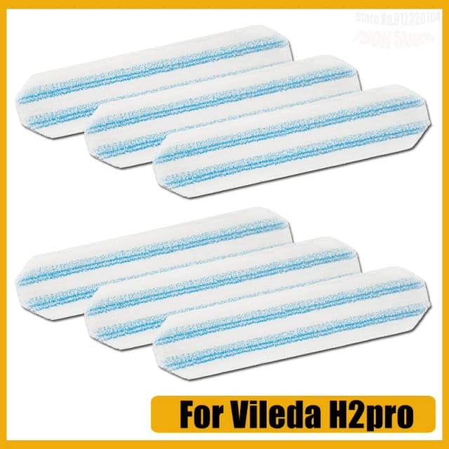 Vileda H2prO / O-Cedar H2prO フラットモップパッド雑巾洗える再利用可能なマイクロファイバーモップパッド交換アクセサリー