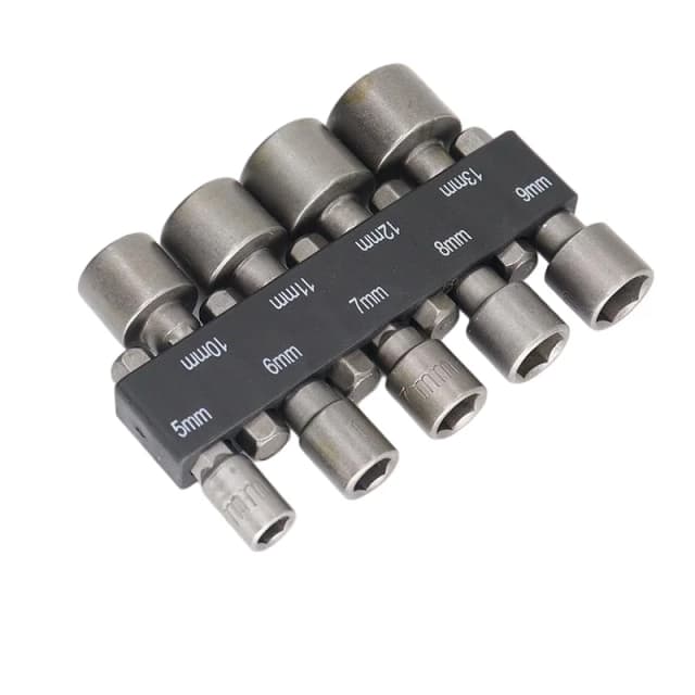 9 個 5 ミリメートル-13 ミリメートル六角ソケットセットナットドライバードライバービットスリーブノズル Schroevendraaier ツールソケットレンチ DIY 修理用