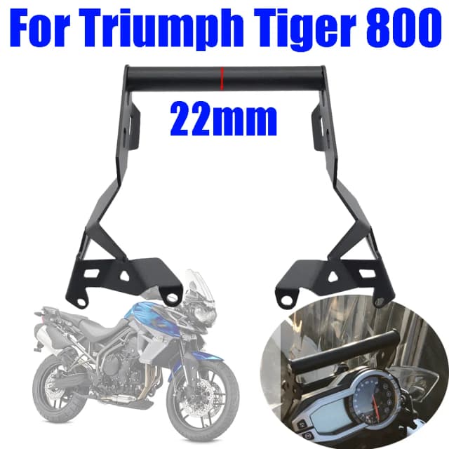 オートバイスマートフォンホルダースタンドサポート GPS Navigaton ブラケットトライアンフタイガー 800 XC XR XCX XCA XRX 800XC 800XR アクセサリー