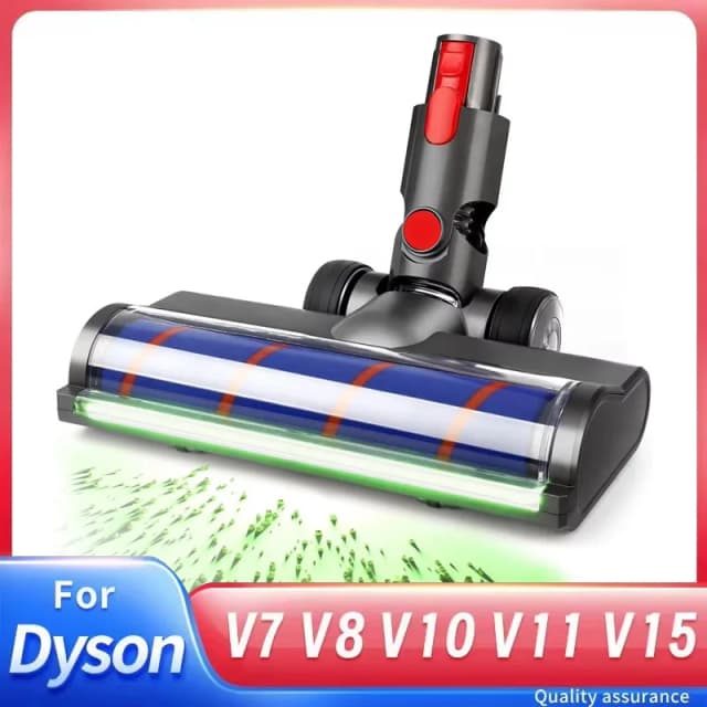 ブラシヘッド ダイソン V7 V8 V10 V11 V15 LED ダスト検出フロアヘッド交換用真空アタッチメント 硬い床用