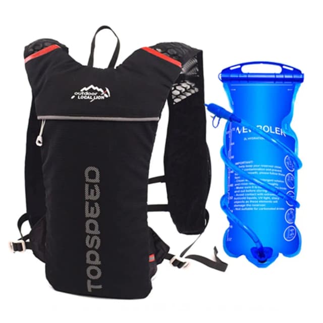 ニューボーラートレイルランニング超軽量5lバックパックランニングハイドレーションベストマラソン自転車2lウォーターバッグ