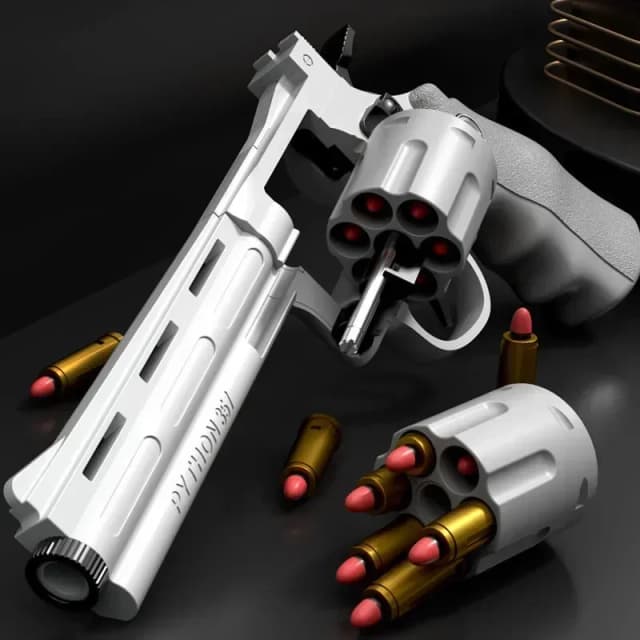 ZP5 リボルバー軟弾銃 357 模擬射出おもちゃのピストル大人の少年子供軟弾おもちゃの銃武器モデル