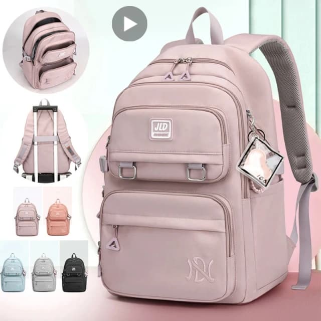 女の子用バックパック,ランドセル,子供用,10代の女の子用ランドセル,女性用ポーチのセット