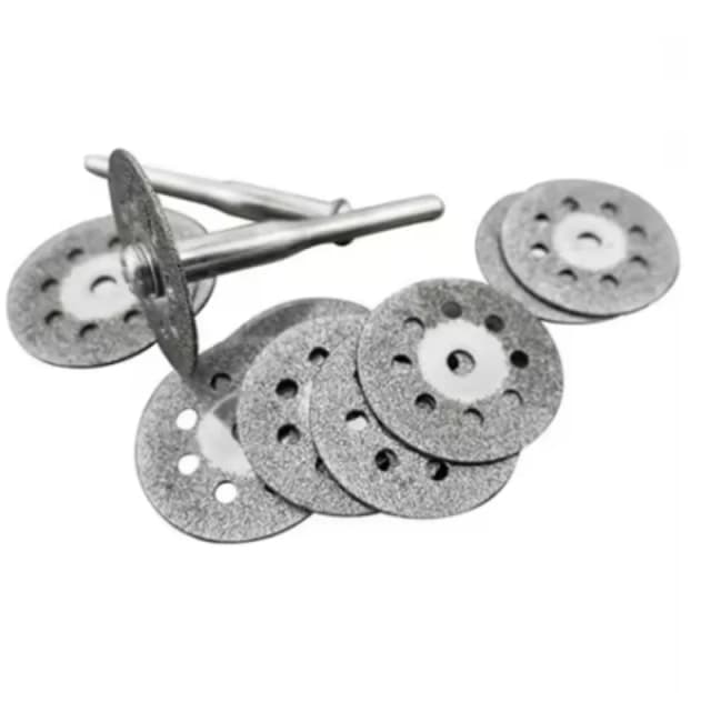 12 ピース/セット 22 ミリメートル Hss カッティングディスク丸鋸刃金属カットオフ研磨ツールドレメルロータリーツール切断刃