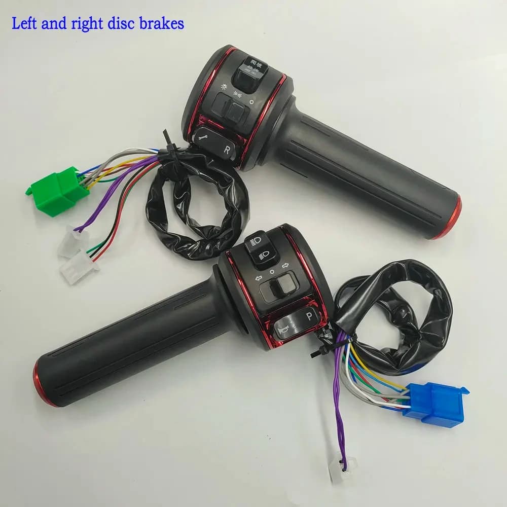 電動スクーター左右ハンドルアクセラレーター、組み合わせスイッチアセンブリ、逆、3スピード旋盤、ホーンボタン、修理部品