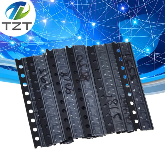合計10種類のtzt,s9013,s9014,s9015,s9018,mmbt3904,mmbt3906,ss8050,ss8550,2n5551,2sc1815,100個
