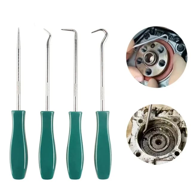 ホットセール 4個入り 135mm 車用オイルシールドライバーセット Oリングシールガスケットプーラーリムーバーピックフック修理ツール