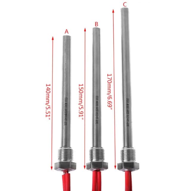 300 ワット 220 V 点火点火器ホットロッド木質ペレットストーブ 10*140/150/170 ミリメートル M16*1.5