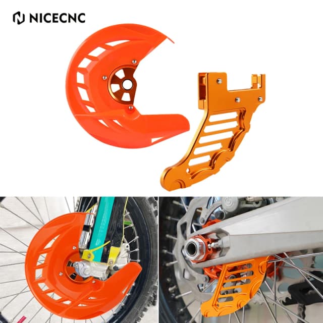 モトクロス KTM TPi EXC 300 2016-2023 フロントリアブレーキディスクガード EXC-F 350 EXC-F 450 SX 125 SXF 450 XC XCF XCW 500 シックスデイズ