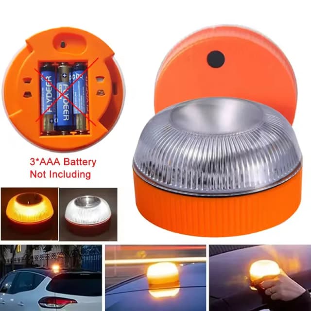 LED 車ストロボ警告灯ポータブル緊急灯磁気誘導交通事故ライト安全アクセサリー点滅ライト