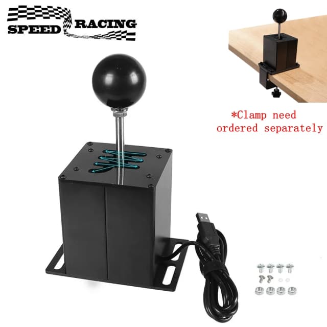 PC USB H ギアシフターロジクール G27 G29 G25 G920 Thrustmaster T300RS/GT シフトノブ ETS2 Simracing レーシングゲーム