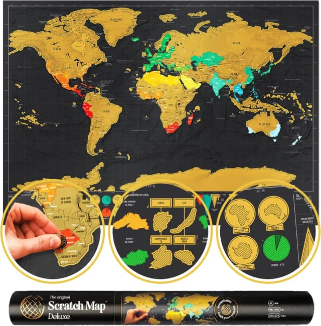 スクラッチマップ |   トラベルマップとスクラッチオフ世界地図 |   世界地図をスクラッチする特大サイズ |   ブラック ゴールド トラベル デラックス
