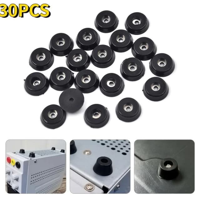 コニカルラバーフットパッド,ステンレススタンド,ショックアブソーバー,滑り止め,スピーカーキャビネット,家具,テーブル,ボックス,30個