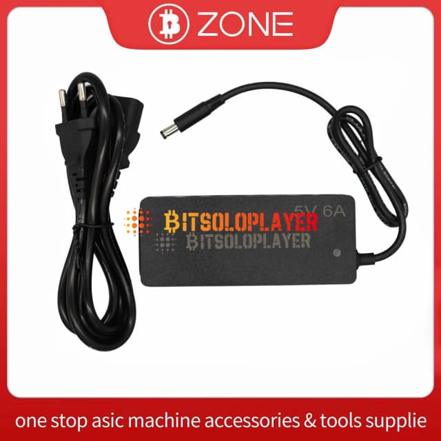 Bitaxe-電源アダプター,5v, 6a, 30w,Bitaxe max, ultra, supra,gma,nerdaxeに適しています