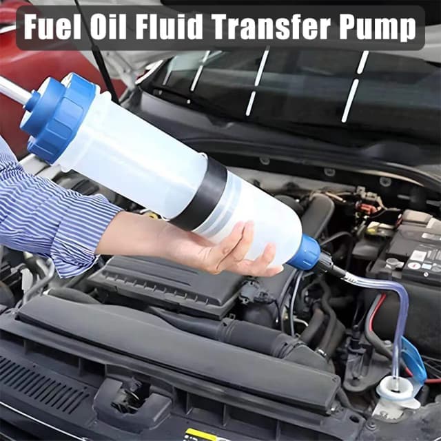 1.5L OilFluid 抽出器充填オイル交換シリンジボトル転送自動車燃料抽出ポンプハンドツールオイル抽出ポンプ