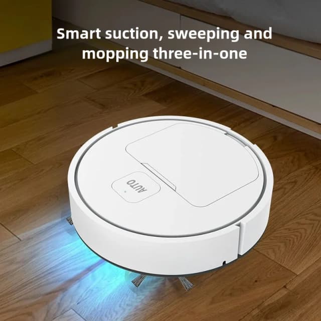 全自動ロボット掃除機,インテリジェント低ノイズフロアスイーパー,集塵機,カーペットクリーナー,黒または白,新品,2022